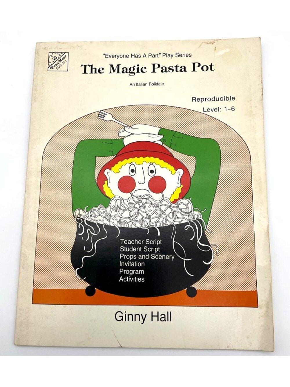The Magic Pasta Pot An Italian Folktale PB VTG Elementary Play Gr 1-6 30 Parts